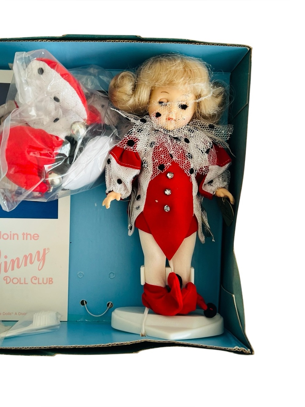 Vintage 1988 Vogue Dolls 8" Ginny Court Jester Doll